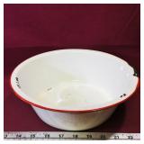 Large Enamelled Wash Bowl (Vintage)