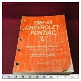 1987-88 Chevrolet Pontiac "L" Service Manual