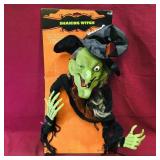 Shaking Witch Halloween Decoration (4ft. Tall)