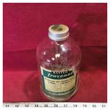 Baxter Travenol Glass Bottle (Vintage)