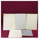 Lot Of 5 Assorted Photo Sleeves (Antique)
