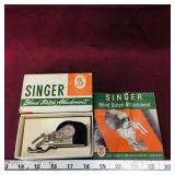 Singer Button Stitch Attachment & Box (Vintage)