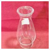Glass Oil Lamp Chimney (Vintage)