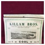 1953 Killam Bros. Calender Base (24 1/2" x 16")