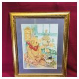 Large Framed Stitch Art Picture (23" x 19")
