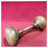 Pair Of Door Knobs (Vintage) (6" Long)