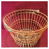 Pair Of Metal Egg Baskets (Vintage)