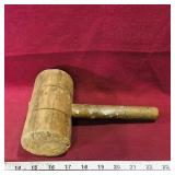Wooden Meat Mallet (Vintage) (9" x 5 1/4")