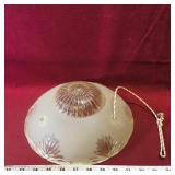 Glass Ceiling Light Cover (Vintage)