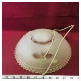 Glass Ceiling Light Cover (Vintage)