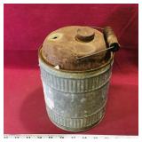 Galvanized Kerosene Can (Vintage)