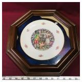 Royal Doulton Decorative Plate & Frame (Vintage)