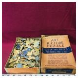 Art Picture Puzzle & Box (Vintage)