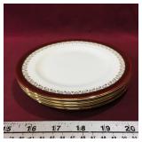 Lot Of 4 Royal Albert Bone China Saucers