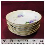 Set Of 6 Handpainted Nippon Saucers (Antique)
