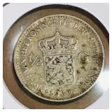 1930 Nederlands 1/2G Coin