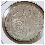1963 German 2 Mark Coin