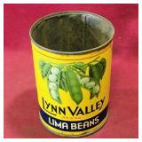 Lynn Valley Lima Beans Can (Vintage)