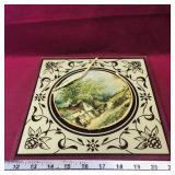 Glass Frame Art Print (Vintage) (8" x 8")
