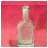 Glass Castoria Bottle (Antique) (6" Tall)
