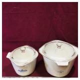 Large & Small Corning Ware Saucemaker Bowls