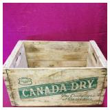 Canada Dry Ginger Ale Wooden Crate (Vintage)