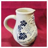 Pottery Pitcher (Vintage) (5" Tall)