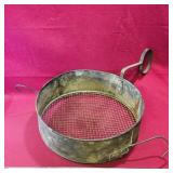 Large Galvanized Sifter (Antique)