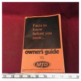 Briggs & Stratton Model 113-108 Engine Booklet