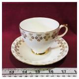 Queen Anne Bone China Teacup & Saucer