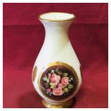 Painted Ceramic Flower Vase (Vintage)