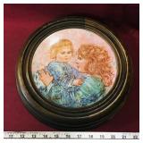1981 "Kathleen & Child" Decorative Plate & Frame