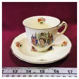 Queen Elizabeth II Coronation Teacup & Saucer