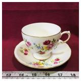 Queen Anne Bone China Teacup & Saucer