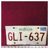 2008 New Brunswick License Plate