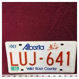 2009 Alberta License Plate