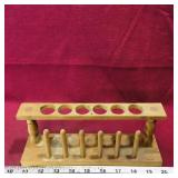 Wooden Tobacco Pipe Holder (Vintage)