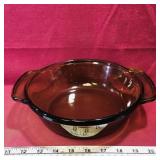 Anchor-Hocking Amber Glass Casserole Dish