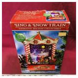 Sing & Snow Animated Train & Box (Sealed)