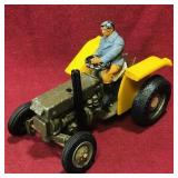Metal Farm Vehicle & Figure (Vintage) (Small)