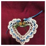 Handcrafted Heart Decoration Small (Vintage)
