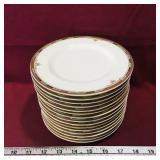 Set Of 15 Mikasa Bone China Plates (6 1/2")
