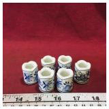 Set Of 6 West Germany Salt / Spice Cups (Small)