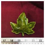 Small Pottery Leaf Dish (Vintage)