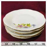Set Of 6 Chodziez Poland Plates (Vintage) (7")