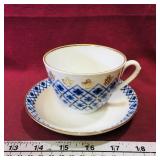 Vintage Teacup & Saucer (Made In Russia)