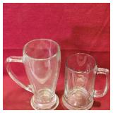 Large & Small Glass Mugs