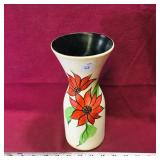 Painted Pottery Flower Vase (Vintage)