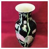 Painted Ceramic Flower Vase (Vintage)