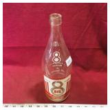Big 8 Glass 28oz. Beverage Bottle (Vintage)